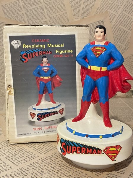 画像1: Superman/Revolving Musical Figurine(70s/MIB) DC-225 (1)