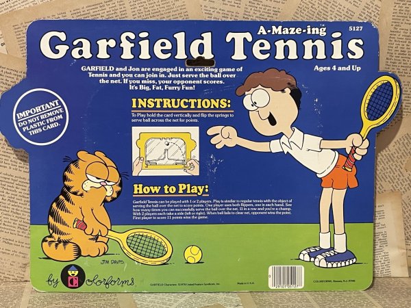 画像6: Garfield/Tennis Game(80s) GF-075 (6)