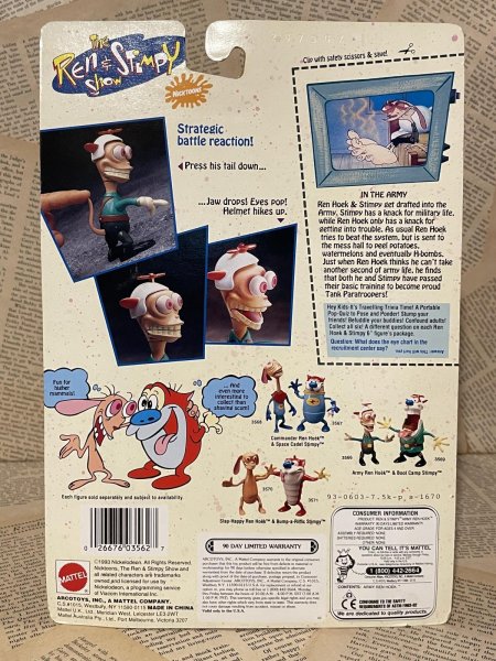 画像3: Ren & Stimpy/Action Figure(Army Ren/MOC) NC-039 (3)