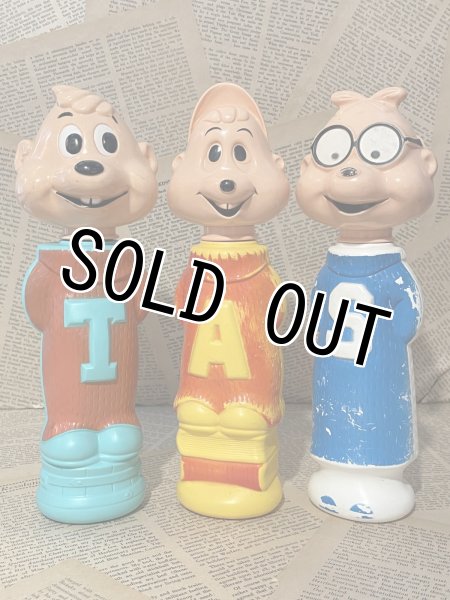 画像1: Alvin and the Chipmunks/SOAKY Bottle set(60s) CT-237 (1)