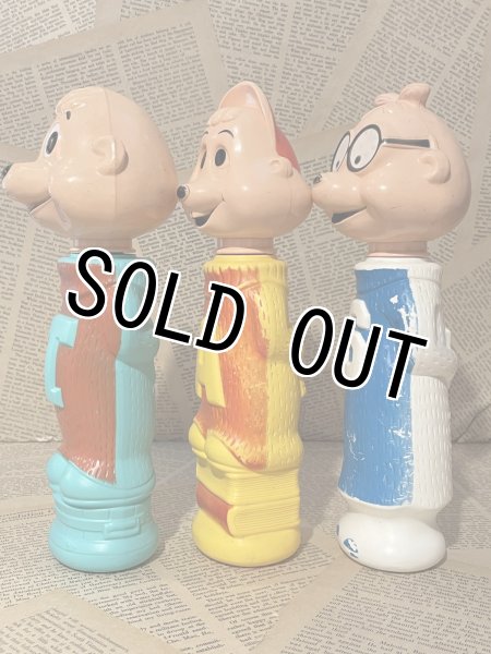 画像2: Alvin and the Chipmunks/SOAKY Bottle set(60s) CT-237 (2)