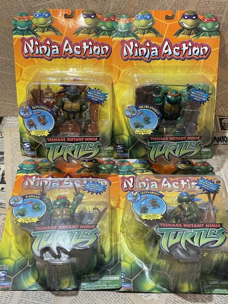 画像1: TMNT/Action Figure set(2004/Ninja Action Turtles/MOC) TM-240 (1)
