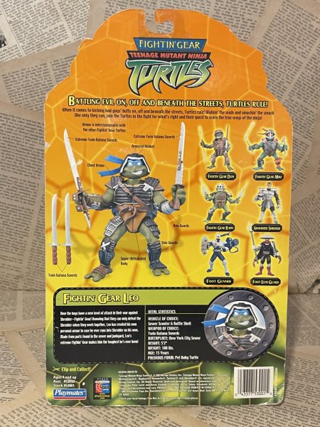 画像3: TMNT/Action Figure(2003/Fightin' Gear Leo/MOC) TM-233 (3)