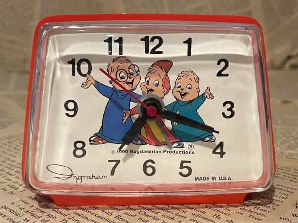 画像1: The Chipmunks/Alarm Clock(90s) CT-244 (1)