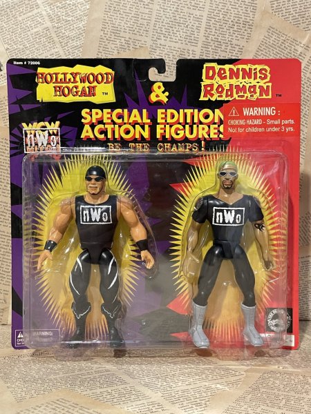 画像1: WCW/Action Figure(Hulk Hogan & Dennis Rodman/MOC) WW-045 (1)