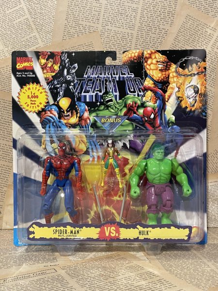 画像1: Marvel Team Up/Action Figure(Spider-Man vs Hulk/MOC) MA-493 (1)