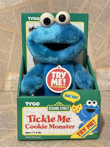 画像1: Sesame Street/Tickle Me Cookie Monster(90sMIB) JH-105 (1)