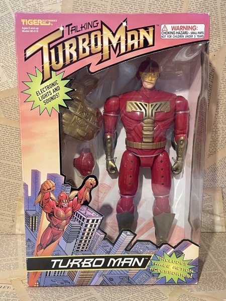 画像1: Talking Turbo Man/Action Figure(90s/MIB) MO-433 (1)