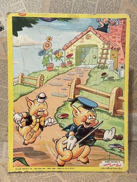 画像1: Three Little Pigs/Puzzle(50s) DI-614 (1)