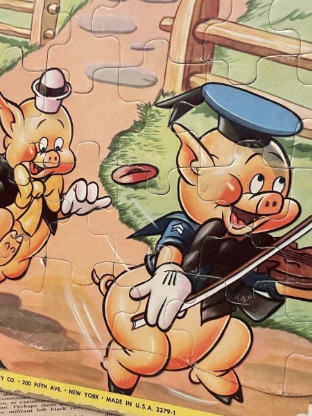 画像3: Three Little Pigs/Puzzle(50s) DI-614 (3)