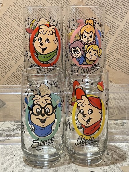 画像1: The Chipettes/Glass set(80s) GL-063 (1)