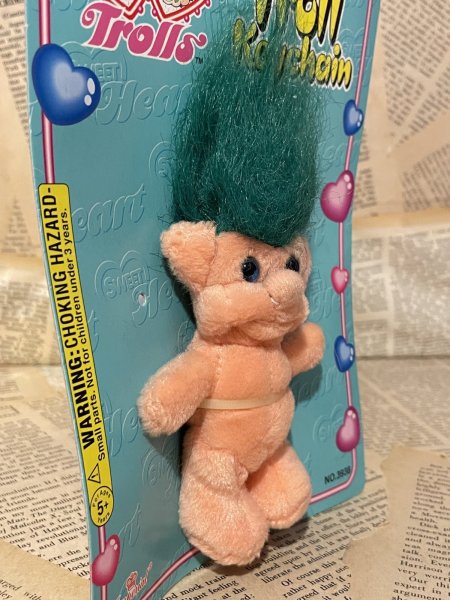 画像2: Troll/Plush Keychain(90s/Green) CD-095 (2)