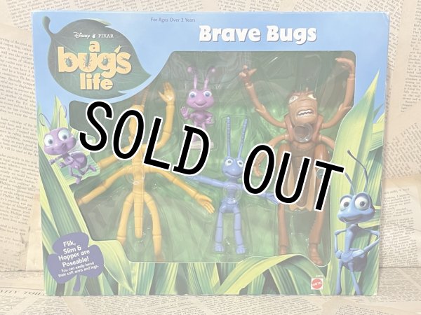 画像1: A Bug's Life/PVC Figure set(Brave Bugs/with box) DI-619 (1)