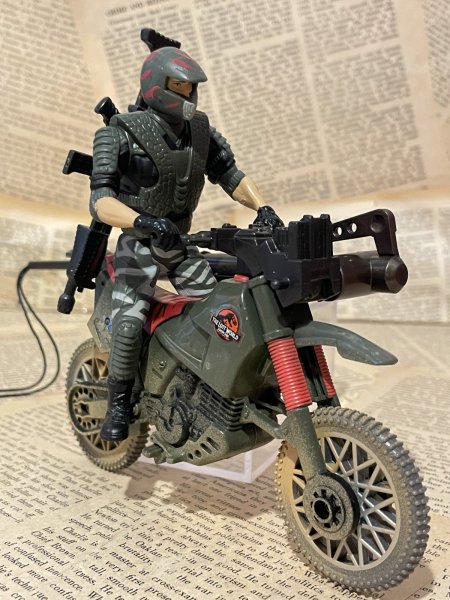 画像1: The Lost World/Action Figure(Dino-Snare Dirtbike/Loose) MO-475 (1)