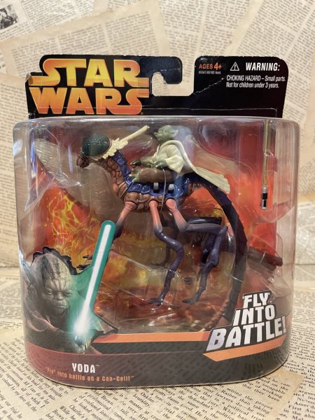 画像1: Star Wars/Action Figure(Yoda Fly Into Battle) SW-208 (1)