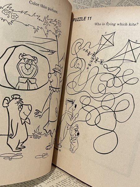 画像2: Yogi Bear/Activity Book(80s) BK-401 (2)