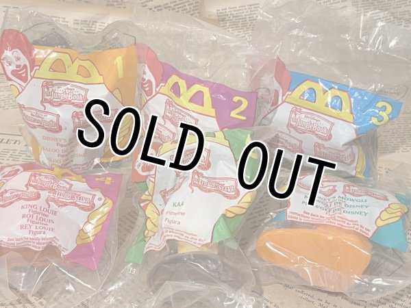 画像1: The Jungle Book/Meal Toy set(90s/McD) DI-665 (1)