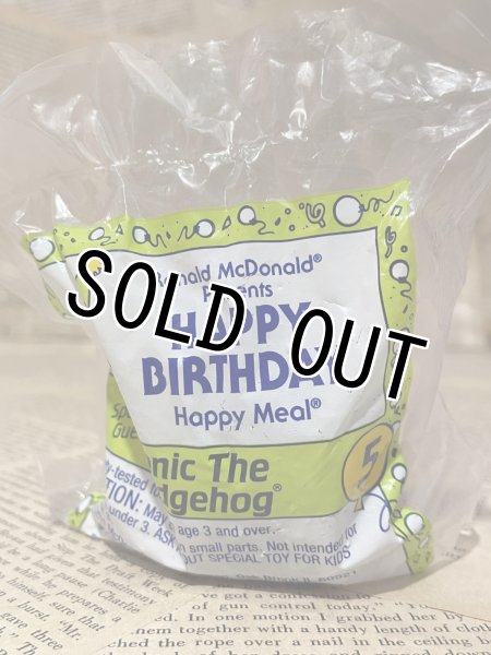 画像2: McD Happy Birthday/Meal Toy(1994/Sonic) GA-035 (2)