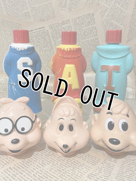 画像4: Alvin and the Chipmunks/SOAKY Bottle set(60s) CT-282 (4)