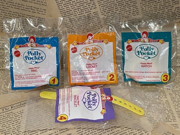 画像1: Polly Pocket/Meal Toy set(1994/McD/MIP) FO-200 (1)