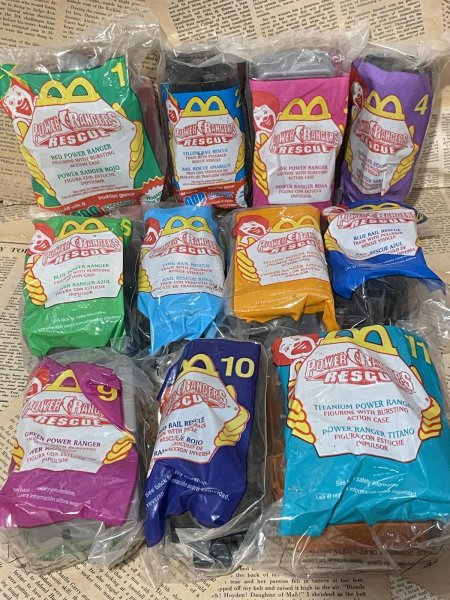 画像1: Power Rangers/Meal Toy set(00s/McD/MIP) OA-204 (1)