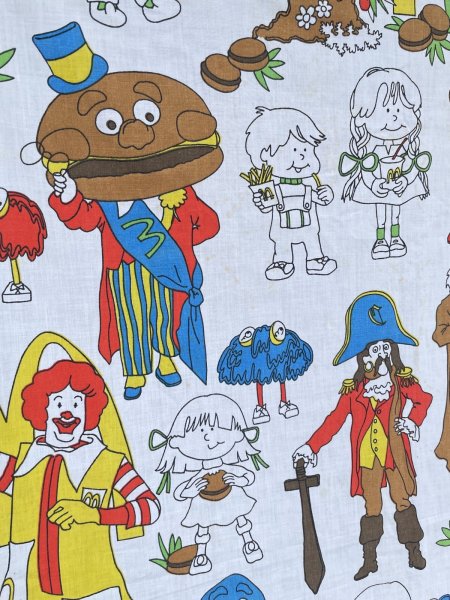 画像2: Flat Sheet Fabric(70s/McDonald's) VF-012 (2)