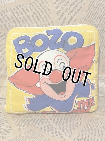 画像1: Bozo the Clown/Throw Pillow Cushion(70s) CT-284 (1)