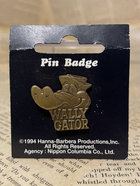 画像1: Wally Gator/Pin Badge(90s) HB-100 (1)