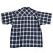 画像2: MONSTOR TIMES/MT BARUDEN Check Shirt SS ( BLUE ) AP-058 (2)