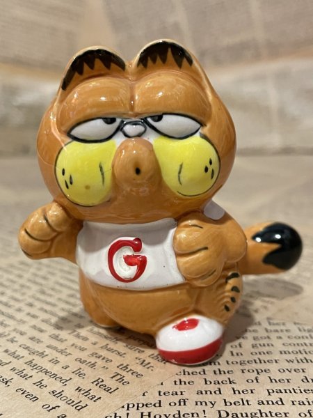 画像1: Garfield/Ceramic Statue(80s) GF-077 (1)