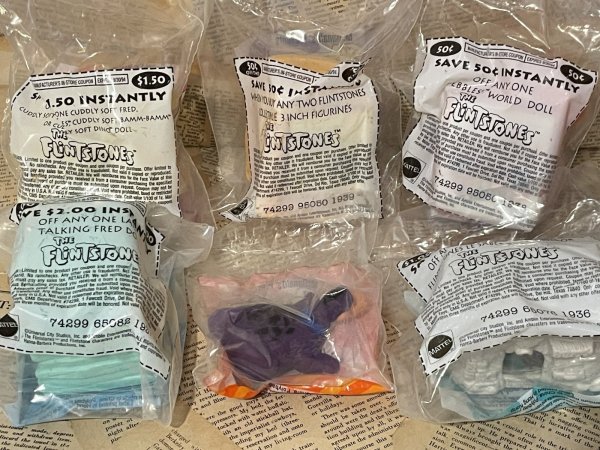 画像2: The Flintstones/Meal Toy set(90s/Mcd) HB-106 (2)
