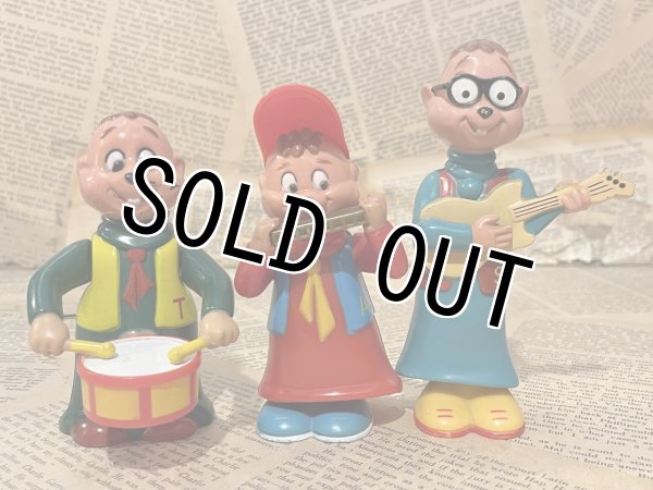 画像1: Alvin and the Chipmunks/Wind-Up Figure set(80s) CT-288 (1)