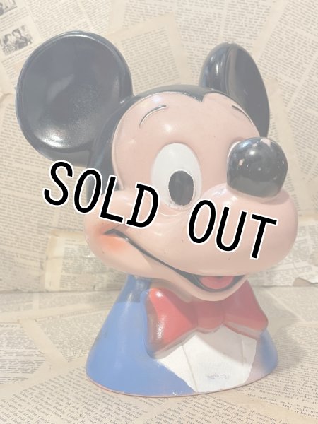 画像1: Mickey Mouse/Head Coinbank(70s/Play Pal) DI-690 (1)