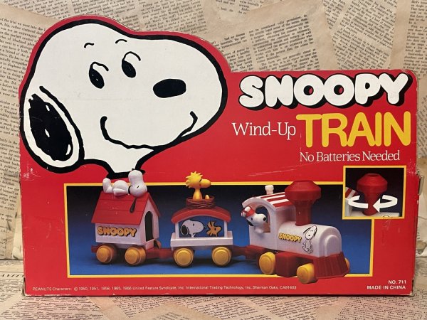 画像6: Snoopy/Wind-Up Train set(80s/MIB) PN-098 (6)