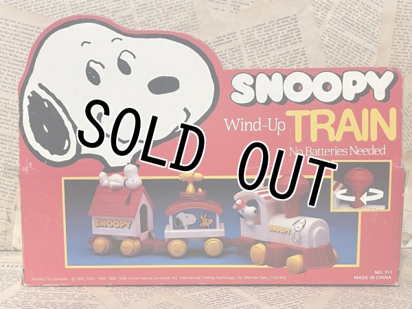 画像6: Snoopy/Wind-Up Train set(80s/MIB) PN-098 (6)