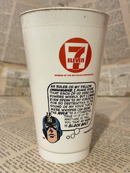 画像3: Marvel 7-11 Slurpee Cup(1975/Black Bolt) MA-566 (3)