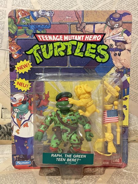 画像1: TMNT/Action Figure(Raph, The Green Teen Beret/MOC) TM-324 (1)