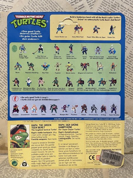 画像3: TMNT/Action Figure(Raph, The Green Teen Beret/MOC) TM-324 (3)