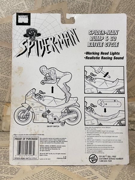 画像3: Spider-Man/Bump & Go Cycle(90s/MIB) MA-596 (3)