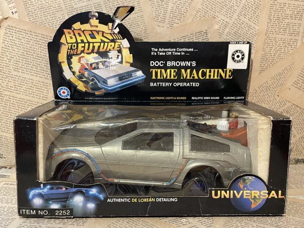画像1: Back to the Future/Doc' Brown's Time Machine(90s/with box) MO-534 (1)