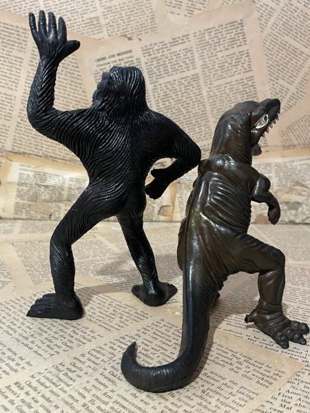 画像4: Kong & Dinosaur/Rubber Figure set(70s) MT-437 (4)
