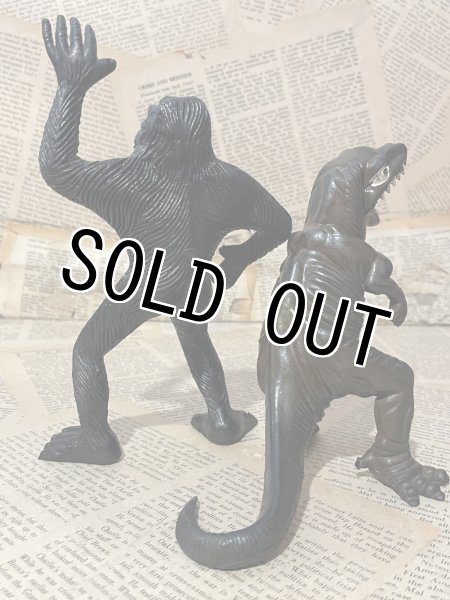 画像4: Kong & Dinosaur/Rubber Figure set(70s) MT-437 (4)