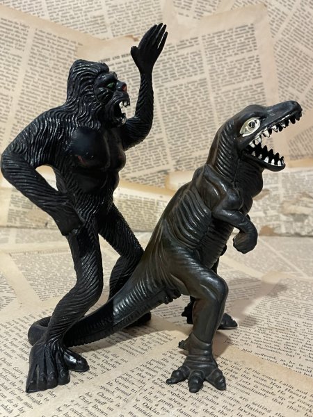 画像5: Kong & Dinosaur/Rubber Figure set(70s) MT-437 (5)