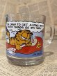 画像1: Garfield/Glass Mug(70s/McD) GF-085 (1)