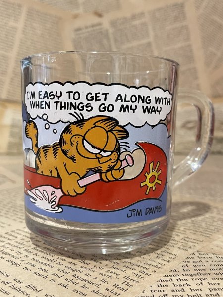 画像1: Garfield/Glass Mug(70s/McD) GF-085 (1)
