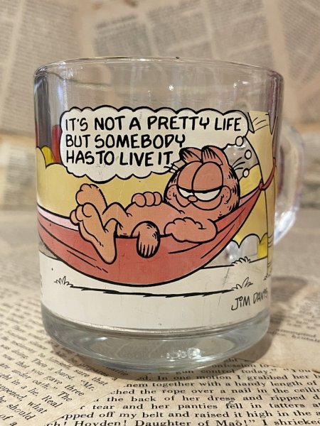 画像1: Garfield/Glass Mug(70s/McD) GF-083 (1)