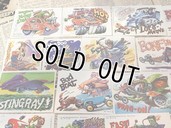 画像2: Weird Wheels//Trading Card set(80s) RF-067 (2)