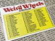 画像6: Weird Wheels//Trading Card set(80s) RF-067 (6)