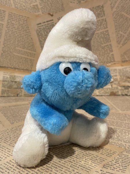 画像1: Smurf/Plush Doll(80s/Wallace berrie) SM-265 (1)