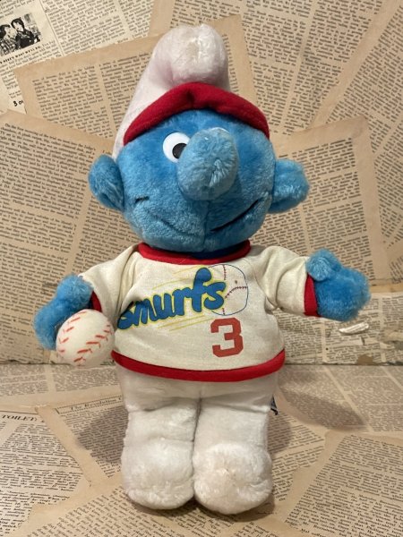 画像1: Smurf/Plush Doll(80s/Wallace berrie) SM-258 (1)